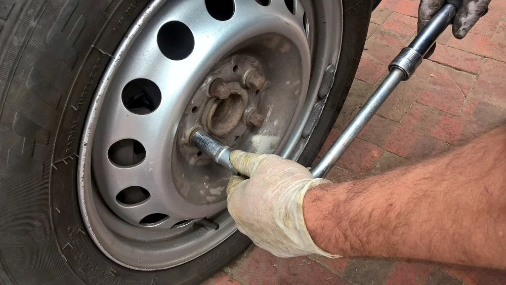 Changing tires